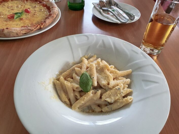 Penne im Ristorante Castello