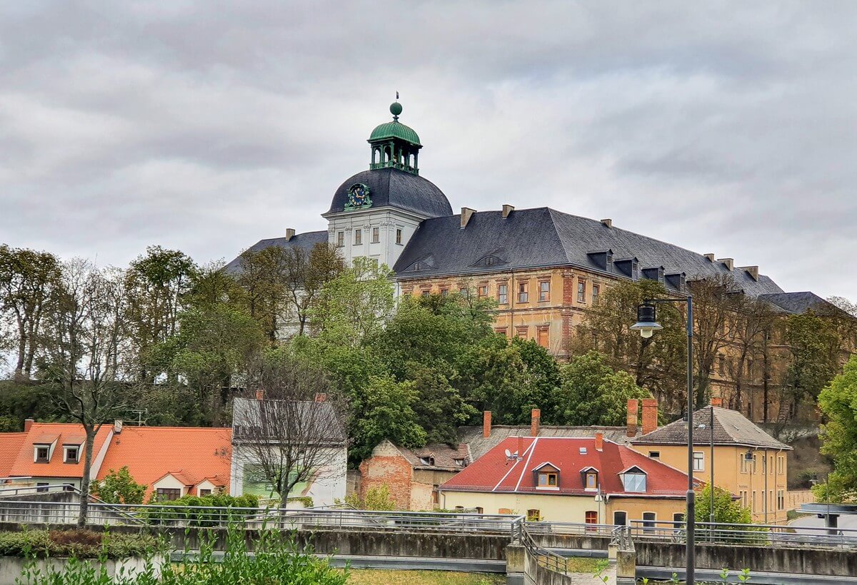 Blick auf Schloss Neu-Augustusburg in Weißenfels