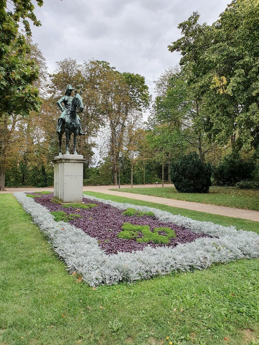 Statue im Schlosspark der Residenzstadt Merseburg