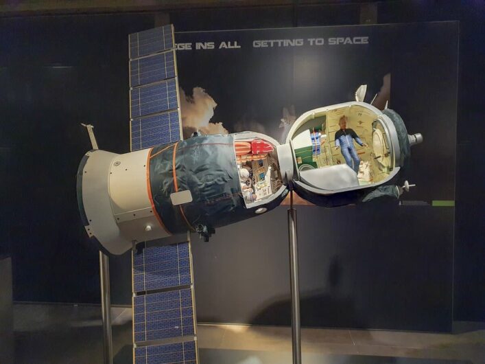 Modell der ISS