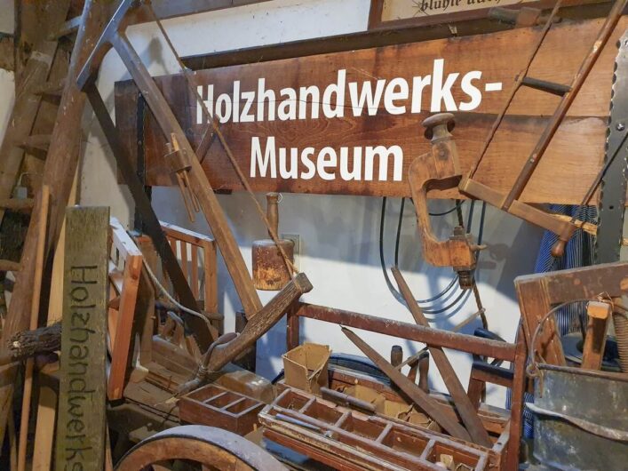 Schild des Holzhandwerksmuseums