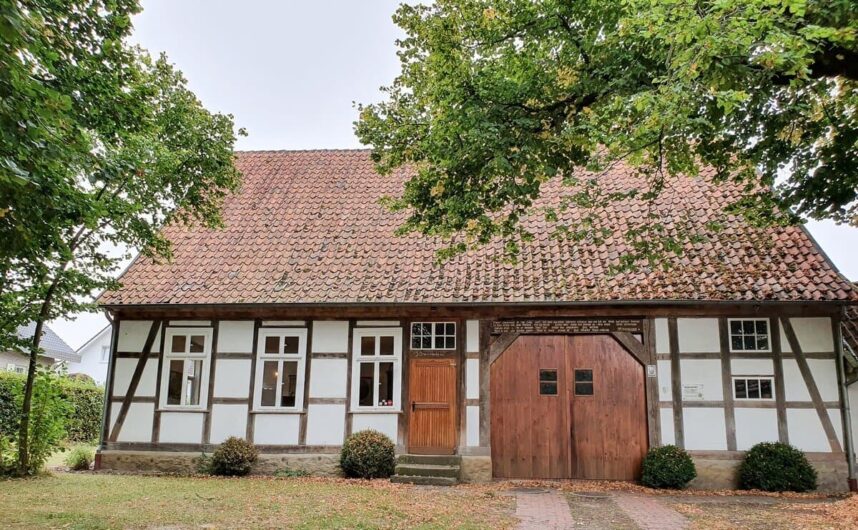 Fachwerkhaus in dem die Museumsschule Hiddenhausen untergebracht ist