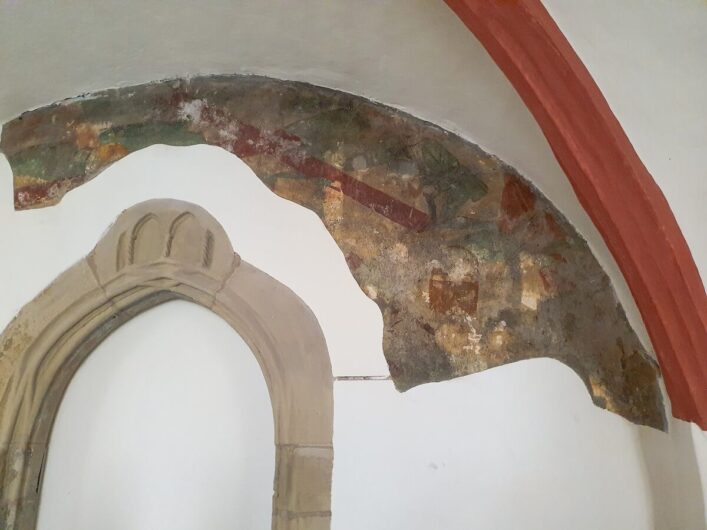 freigelegte Malereien im Frankziskanerkloster