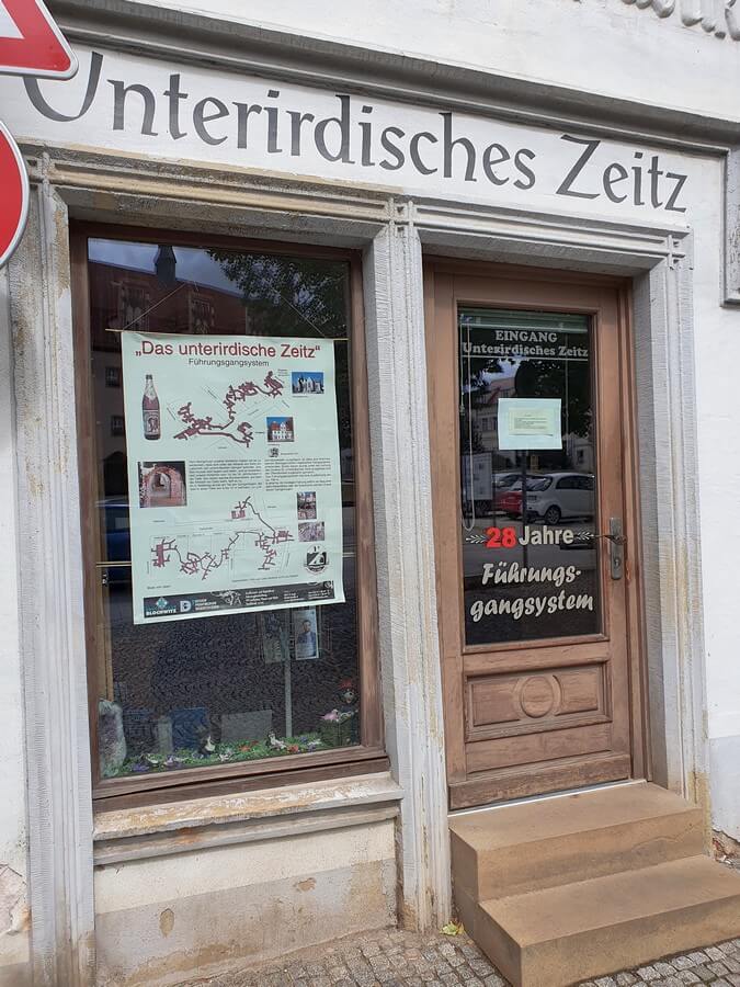 Eingang zu Unterirdisches Zeitz