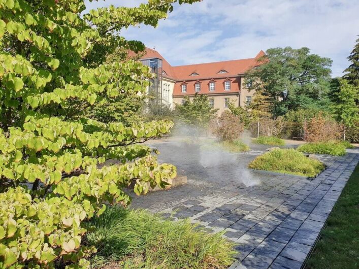 Sprühnebel im Lustgarten der Gartenträume