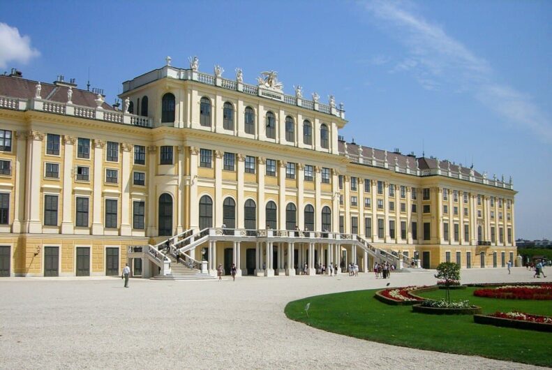 Blick auf Schloss Schönbrunn