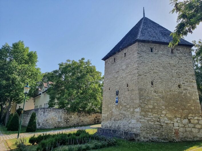 ein Stadtturm in Rust