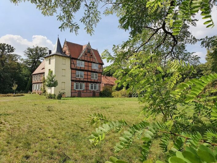 Blick auf das Gutshaus Briest