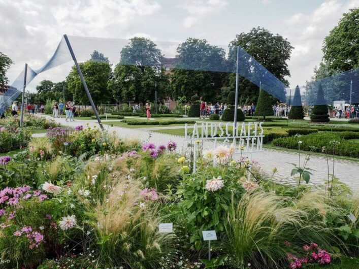 Landschaftsgarten auf dem Gelände am Petersberg Erfurt