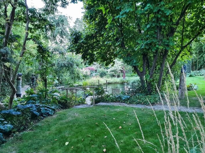 Teich im Schaugarten von Bella Bayer