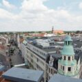 Blick auf die Innenstadt von Cottbus vom Spremberger Turm