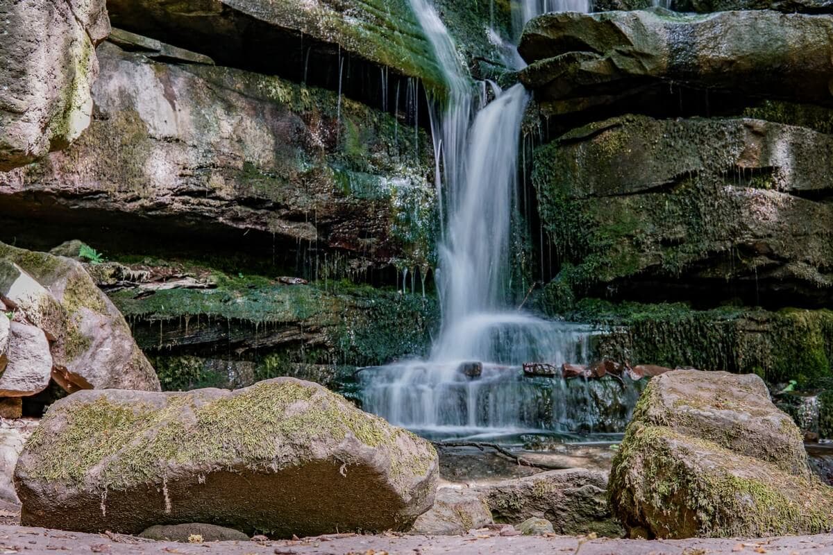 Wasserfall in der Margarethenschlucht