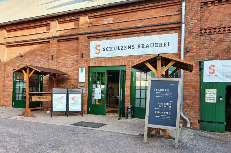 Eingang zu Schulzens Brauerei