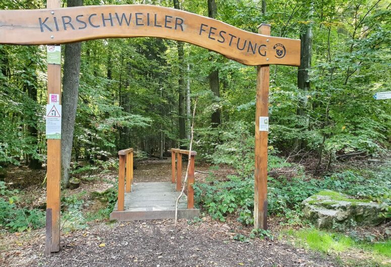 Ausgangspunkt zur Traumschleife Richtung Kirchweiler Festung