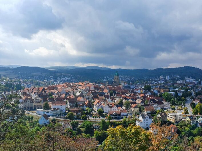 Blick auf Bad Wildungen