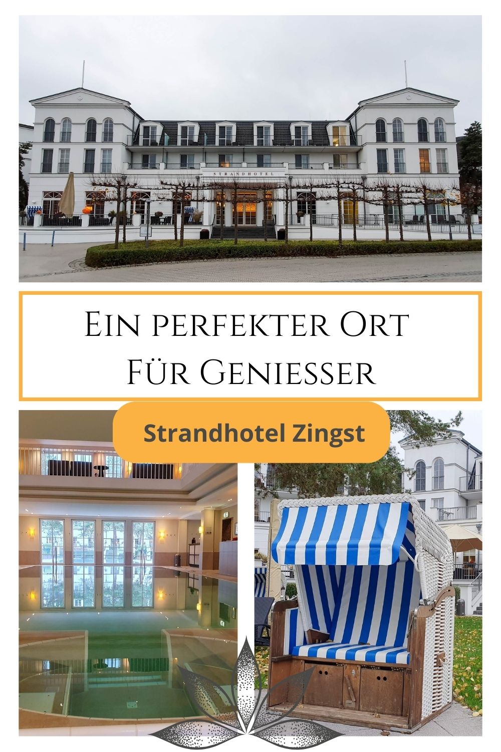 Werbung | Strandhotel Zingst. In strahlendem Weiß leuchtet mir das Haus direkt hinter dem Ostsee-Deich bei der Anreise entgegen – und dass sogar an einem eher trüben Novembertag. Hell und freundlich präsentieren sich der Eingangs- und der Empfangsbereich, sodass ich mich sofort wohlfühle. „Einatmen – Ausatmen – Ankommen“ – der Slogan des Hauses ist schon hier Programm. Dazu gehört auch der überaus herzliche Empfang an der Rezeption. Mehr über das Strandhotel Zingst und warum es mich wirklich begeistert hat, erzähle ich dir im Beitrag.