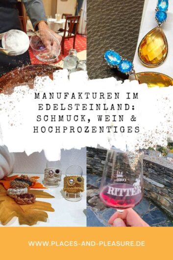 Werbung | Magst du auch am liebsten Produkte aus kleinen Manufakturen? Dann hat das EdelSteinLand einiges für dich zu bieten. Denn Schmuck, Wein und Hochprozentiges wird hier in Familienbetrieben produziert. Vier davon stelle ich dir in meinem Beitrag vor. Lies doch mal rein.