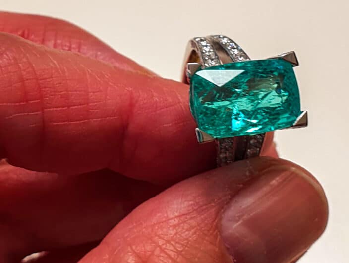 Paraiba auf einem Ring