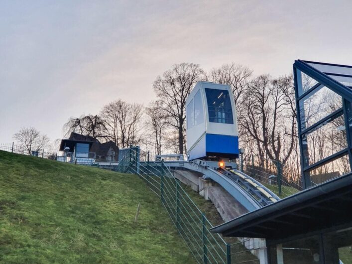 Schrägaufzug im Ostseebad Göhren