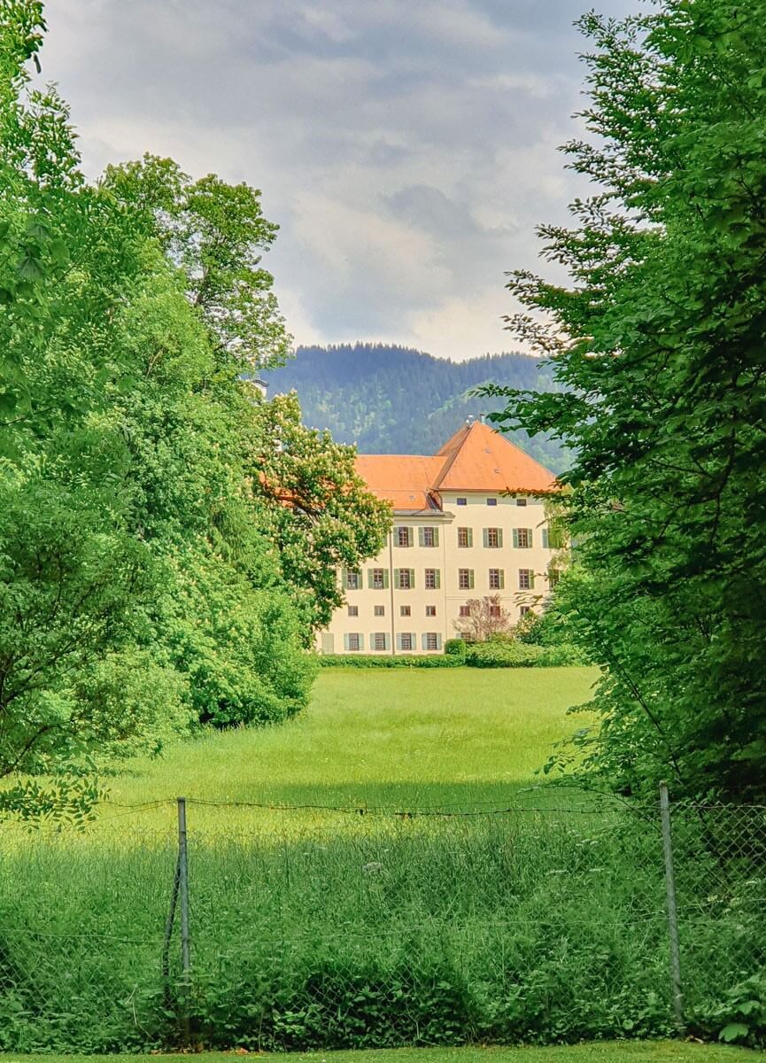 Blick auf Schloss Hohenburg