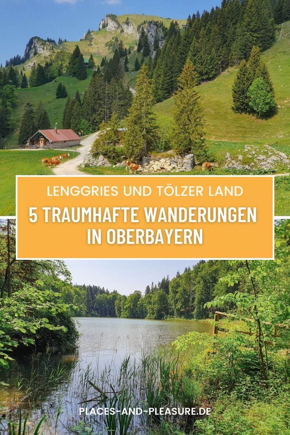 Werbung | Oberbayern wie aus dem Bilderbuch: Das findest du in Lenggries und im Tölzer Land. Dort hast du die Qual der Wahl zwischen zahlreichen leichten Wanderungen, die ganze Familie begeistern. Du bist unterwegs in traumhaft schöner Landschaft. Und wenn dir nach Kultur ist, wirst du ebenfalls fündig. #tölzerland #lenggries #wandern #landschaft #oberbayern