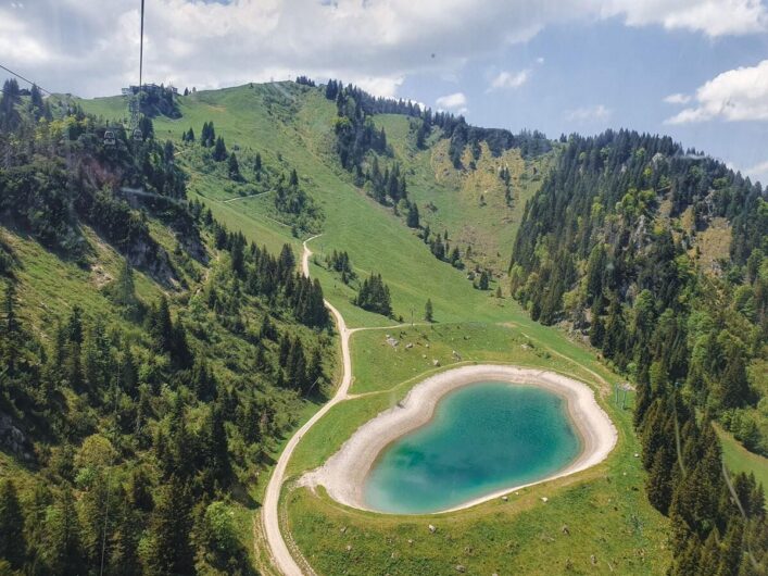 Speichersee am Brauneck in Lenggries