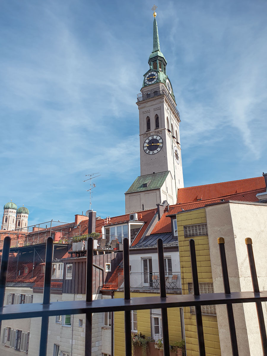 Blick auf die Kirche St. Peter