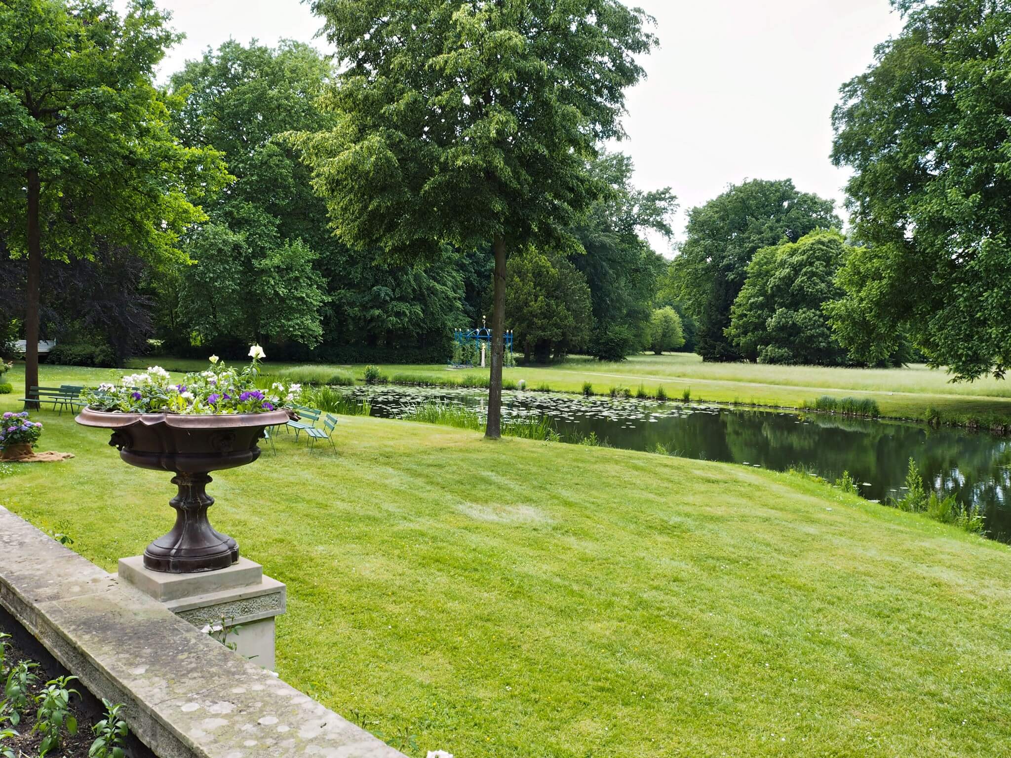 Wasserlandschaft im Pleasureground von Schloss Branitz